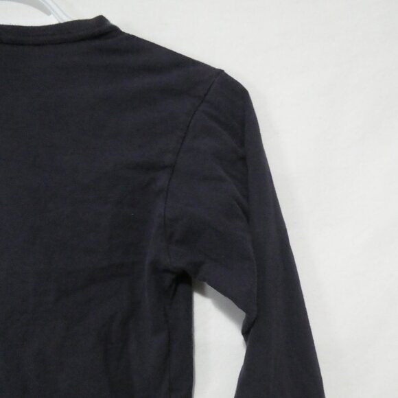 Y2K - G By Gymboree | x-large 6 years | Navy Blue Long Sleeve Cotton Shirt - Picture 11 of 14